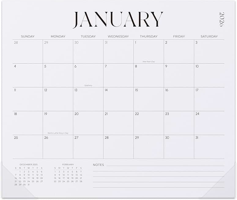 Magnetic 2026-2027 Wall Calendar, 18 Months, 13x11 Inches