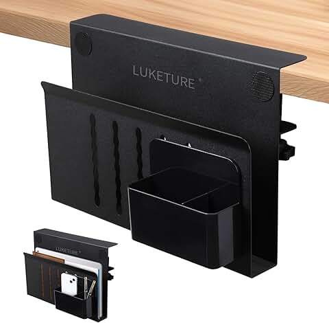 Desk Side Steel Organizer with Pen Holder