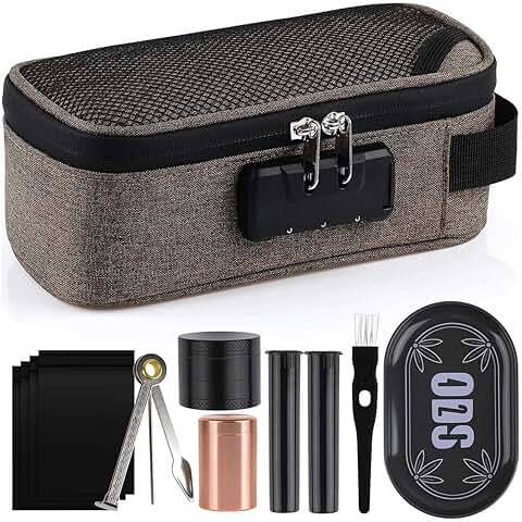 Large Waterproof Storage Bag with 7 Accessories and Lock