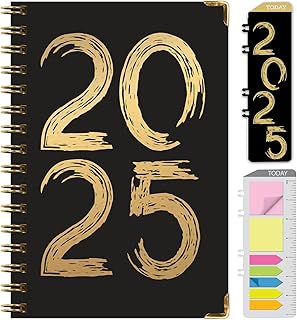 2025 Planner with Pocket Folder and Sticky Notes