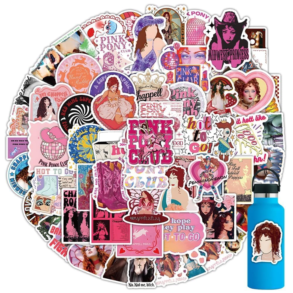 103 Aesthetic Vinyl Stickers for Laptop, Phone, and More