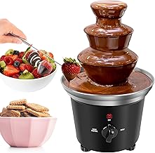Plastic 3-Tier Chocolate and Cheese Fountain for Events
