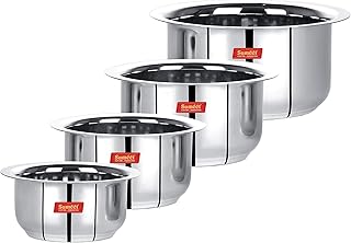 Mini Stainless Steel Cookware Set of 4 Pieces