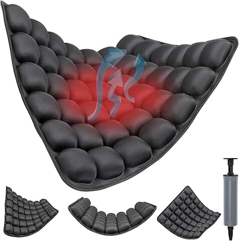 Inflatable Travel Seat Cushion for Long Trips