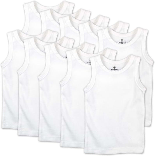 Organic Cotton Sleeveless T-Shirts for Infants and Toddlers