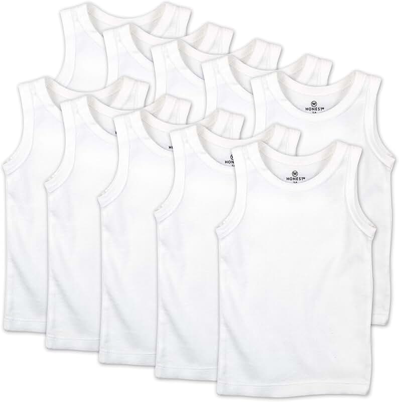 Organic Cotton Sleeveless T-Shirts for Infants and Toddlers