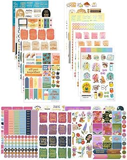 Motivational Sticker Sheets Bundle for Vision Boards and Journals