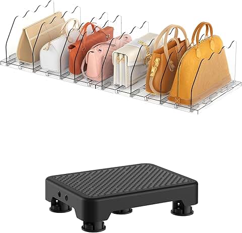 Bag and stool storage organizer bundle