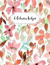 6-Column Ledger Notebook for Accounting and Record Keeping