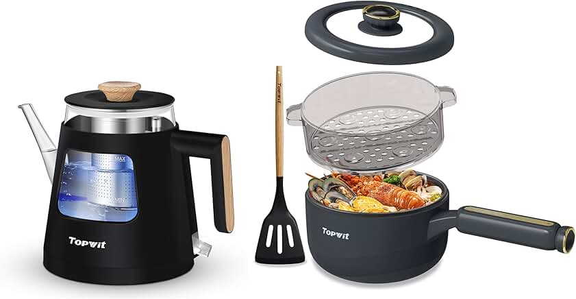 Electric Kettle and Cooker with Steamer
