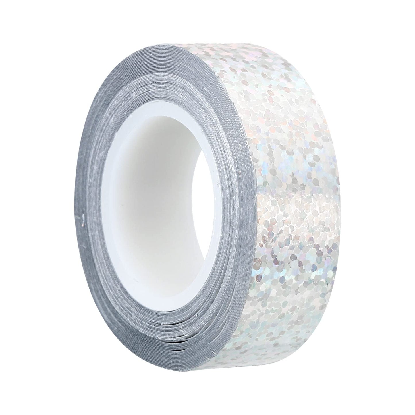 Shimmering Silver HoloTape 15mm x 5m 1 Pack