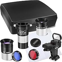 8-Piece Telescope Accessory Kit with Reflex Sight