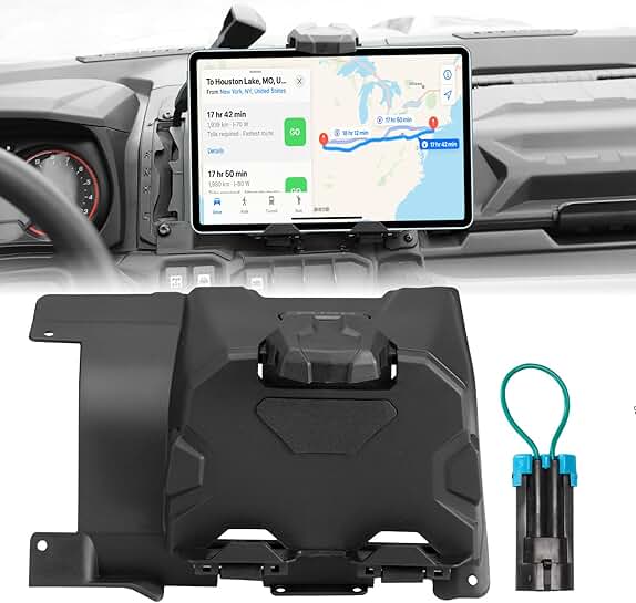 UTV Tablet and Phone Holder with Storage Tray