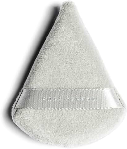 Rose and Ben Beauty Setting Puff for Flawless Concealer and Powder