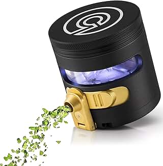 Manual grinder with automatic dispenser, 2.5-inch aluminum alloy