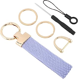 Elastic wristlet keychain for keys and cards
