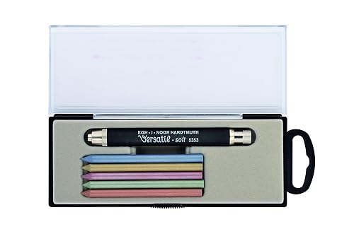 All Metal Lead Holder with Sharpener and Soft Surface Set