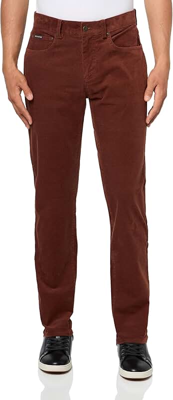 Men's Slim Fit Stretch Corduroy Pants