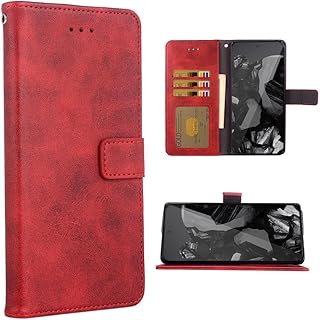 Leather flip wallet case for Pixel 9 Pro XL