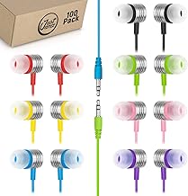 Bulk Colorful Wired Earbuds for Kids and Learning