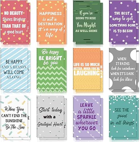 Set of 24 colorful mini notebooks for gifts and notes