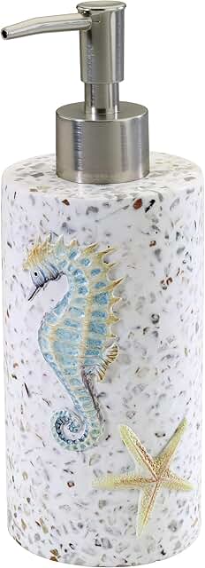 Sea-Inspired Resin Soap Dispenser and Lotion Pump