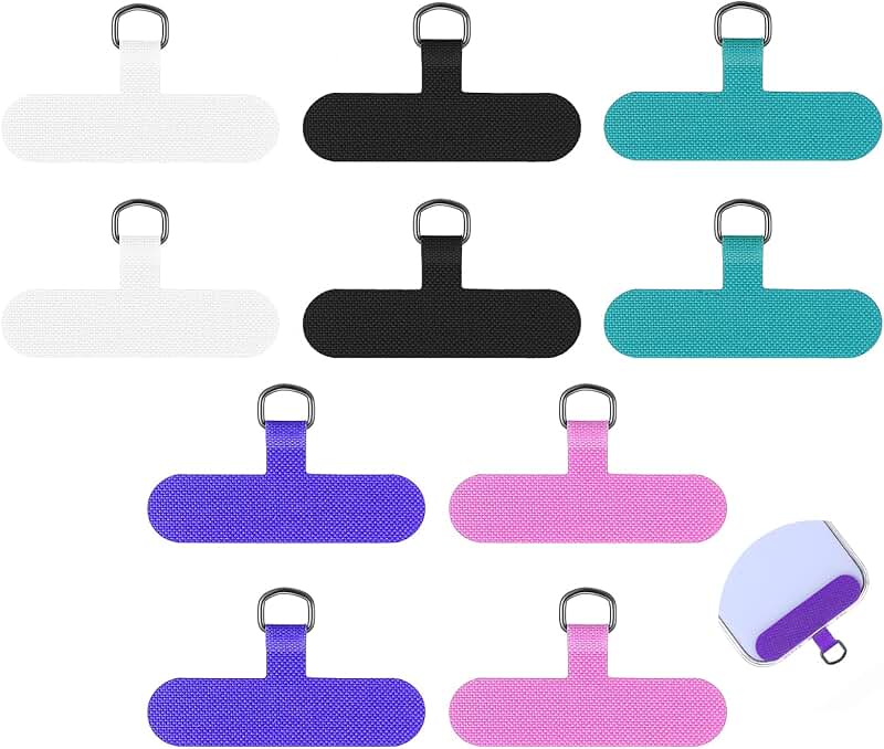 Thin Phone Lanyard Tabs, 10 Pack for Cellphones