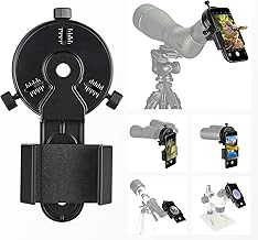 Phone Mount for Spotting Scopes, Binoculars, and Microscopes