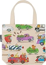 Mini tote bag with inner pocket for kids and book lovers