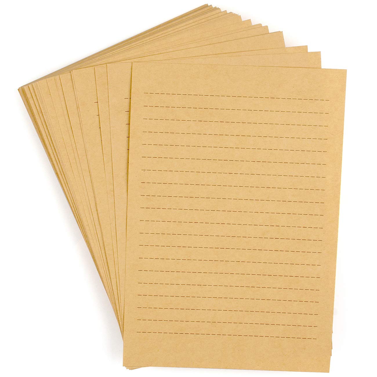 Vintage Kraft Stationery Paper, 100 Sheets, A5, 120gsm