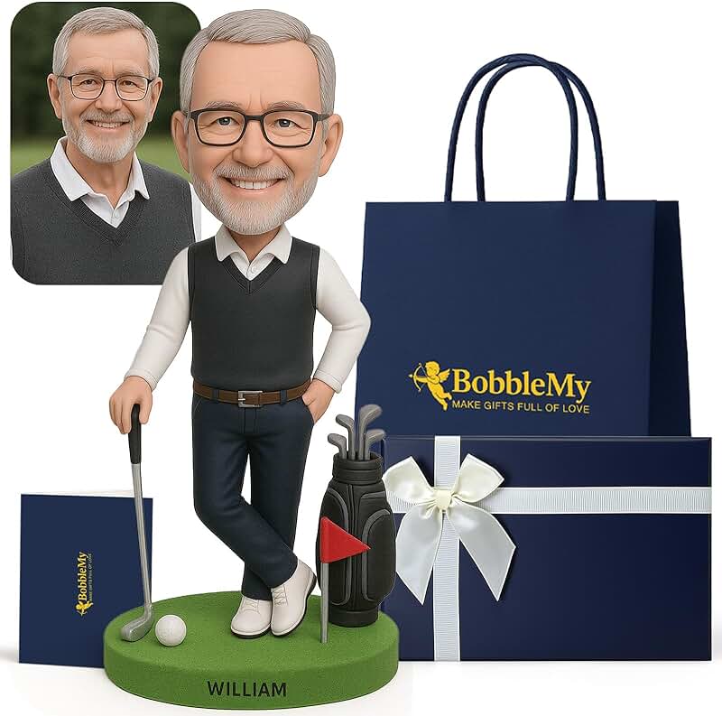 Personalized Golf Bobblehead for Dad or Coach