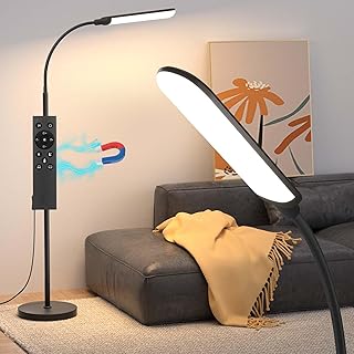 Bright Adjustable LED Floor Lamp for Living Room