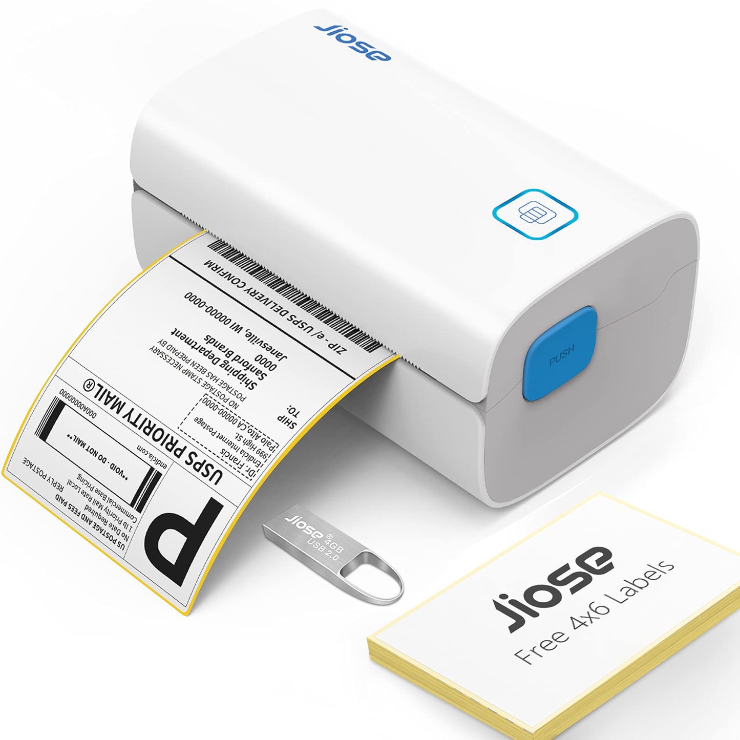 Thermal Label Printer - 4x6 Label Printer for Small Business Shipping Packages - One-Click Printing on Windows Mac Chrome Systems,Support USPS Shopify etc