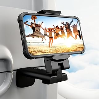 Universal Airplane Phone Holder with 360° Rotation