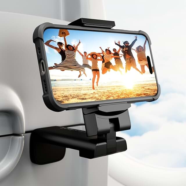 Universal Airplane Phone Holder with 360° Rotation