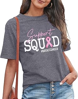 Pink Ribbon Breast Cancer Awareness T-Shirt for Women