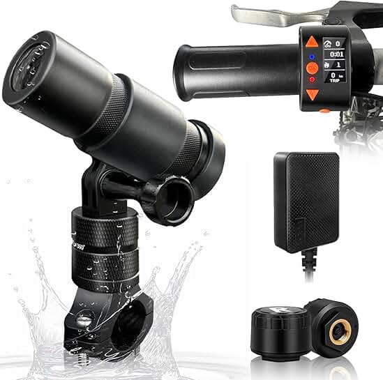 WiFi Bicycle Camera with OLED Display and GPS