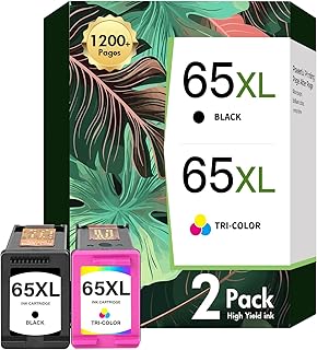 Black and color ink cartridges for DeskJet and Envy printers