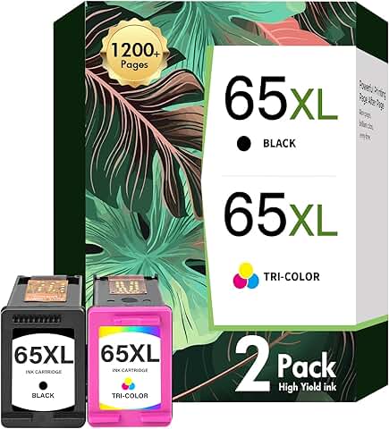 Black and color ink cartridges for DeskJet and Envy printers