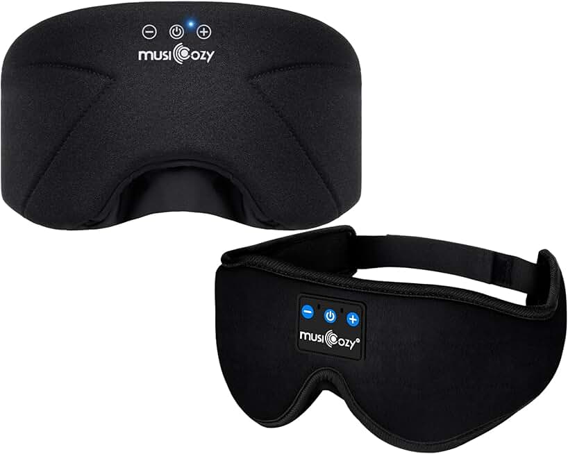 Wireless Sleep Headphones with Washable Eye Mask