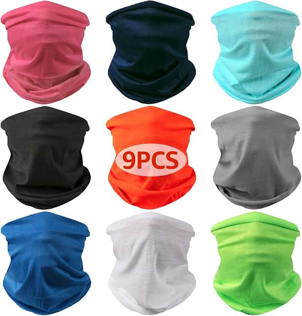 Reusable Neck Gaiter Face Mask for Outdoor Use