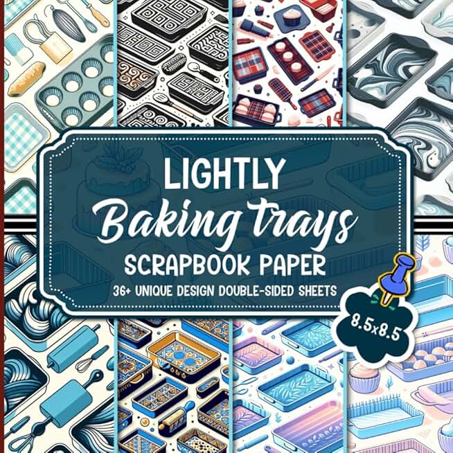 Vibrant Decorative Craft Paper for Scrapbooking and Journaling