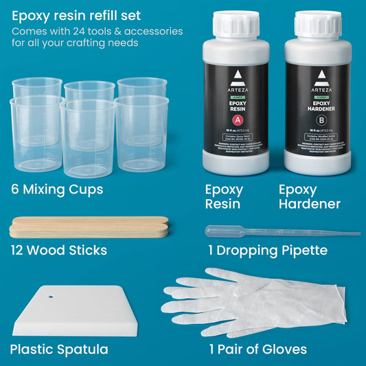 ResinCraft Deluxe Kit 24-Piece Resin Art Set