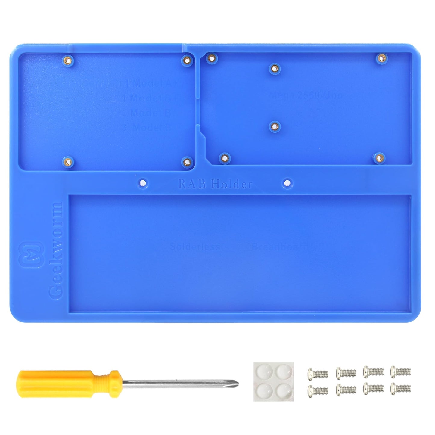 Platform and case for Raspberry Pi and Arduino breadboards