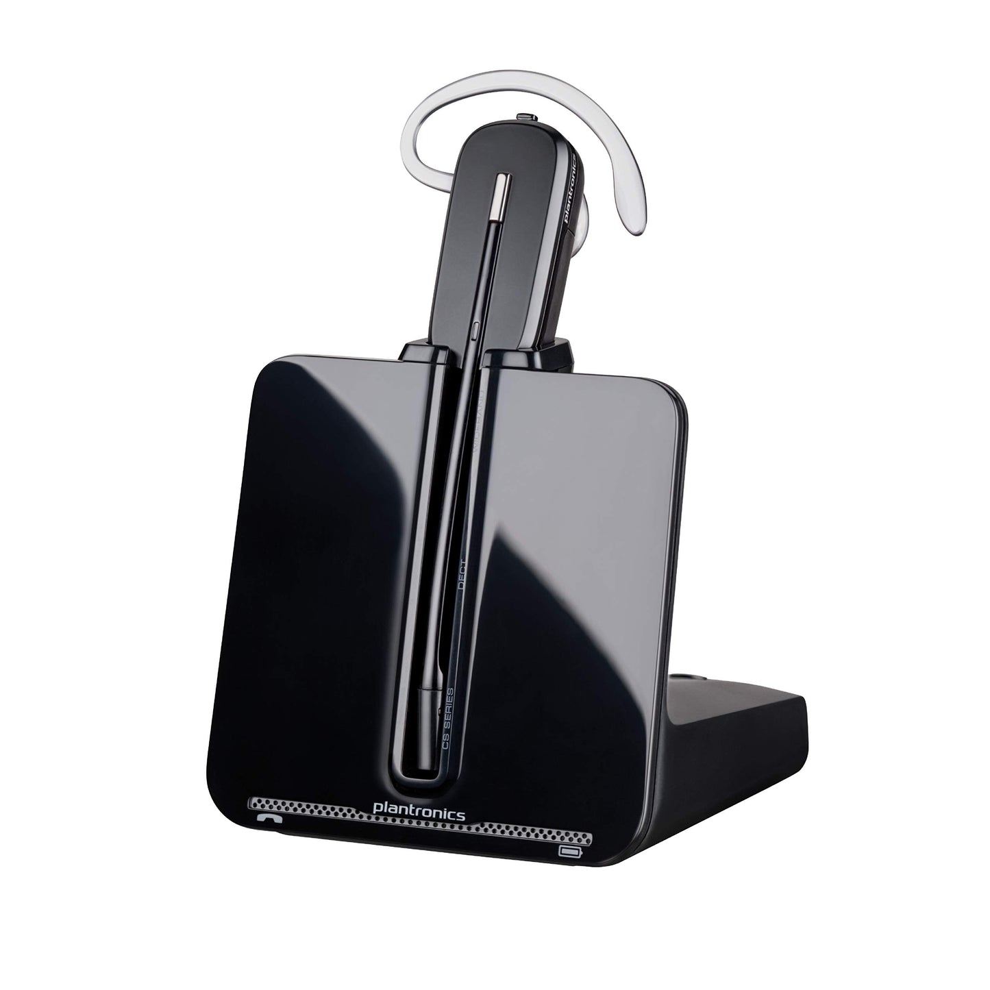Plantronics - CS540 Wireless DECT Headset () - Single Ear (Mono) Convertible (3 wearing styles) - Connects to Desk Phone - Noise Canceling Microphone