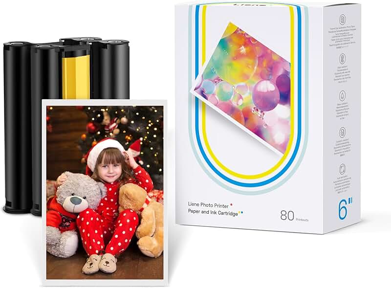 Photo Paper and Ink for 4x6" Photo Printer