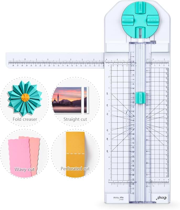 4-in-1 12" Paper Trimmer for Cardstock and Photos