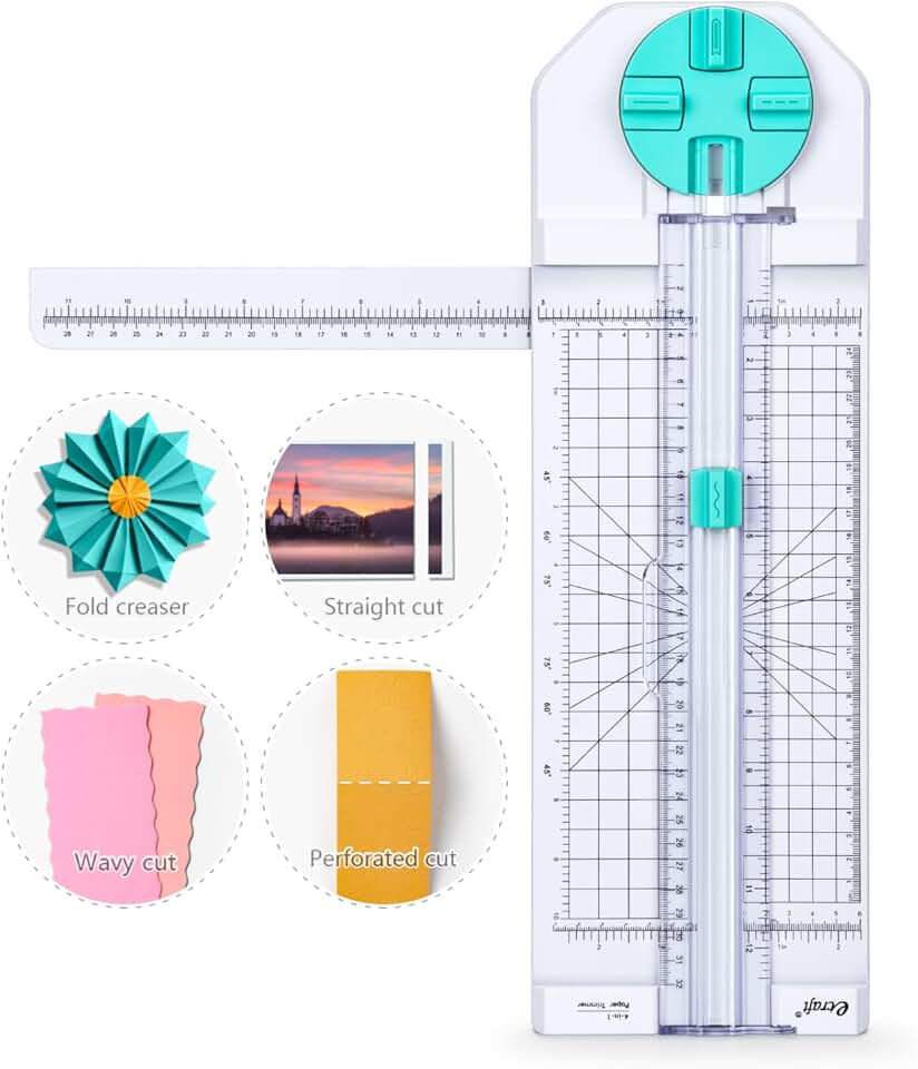 4-in-1 12" Paper Trimmer for Cardstock and Photos