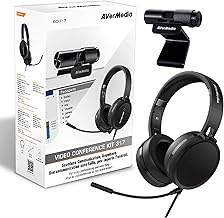 Video Conferencing Kit with 1080p Webcam and Headphones