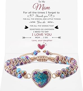 Adjustable Beaded Heart Bracelet for Women